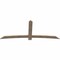 Ekena Millwork Bellingham Smooth Timber Gable Bracket, Douglas Fir, 96"W x 40"H x 1 1/2"D x 5 1/2"F, 10/12 Pitch GBW096X40X0206BEL00SDF - alternate 4